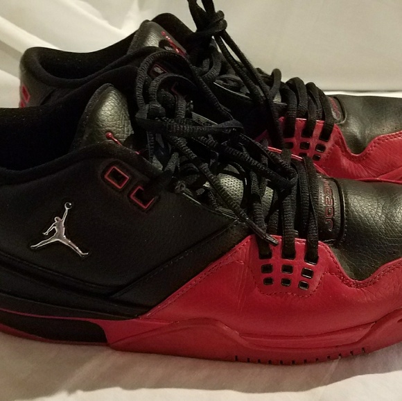 black and red 23 jordans